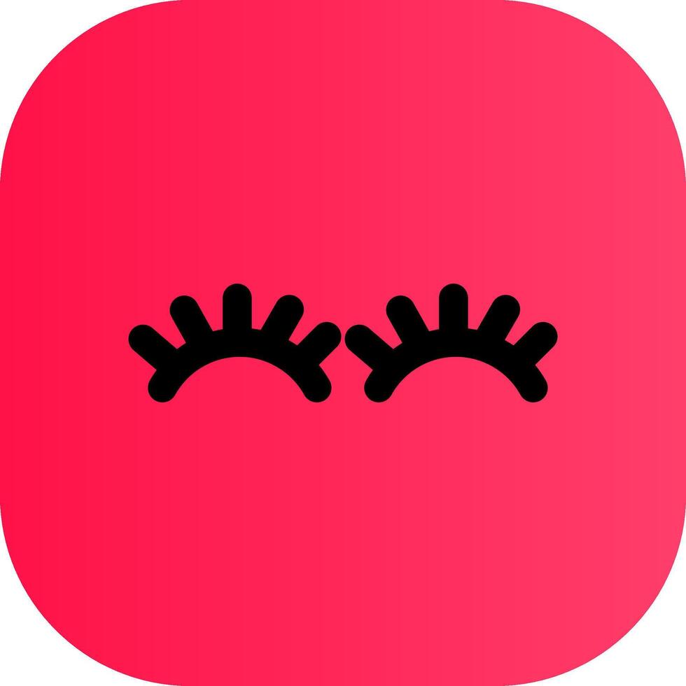 Eyelashes Creative Icon Design vector