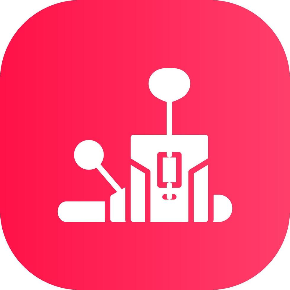Pilates Chair Creative Icon Design vector