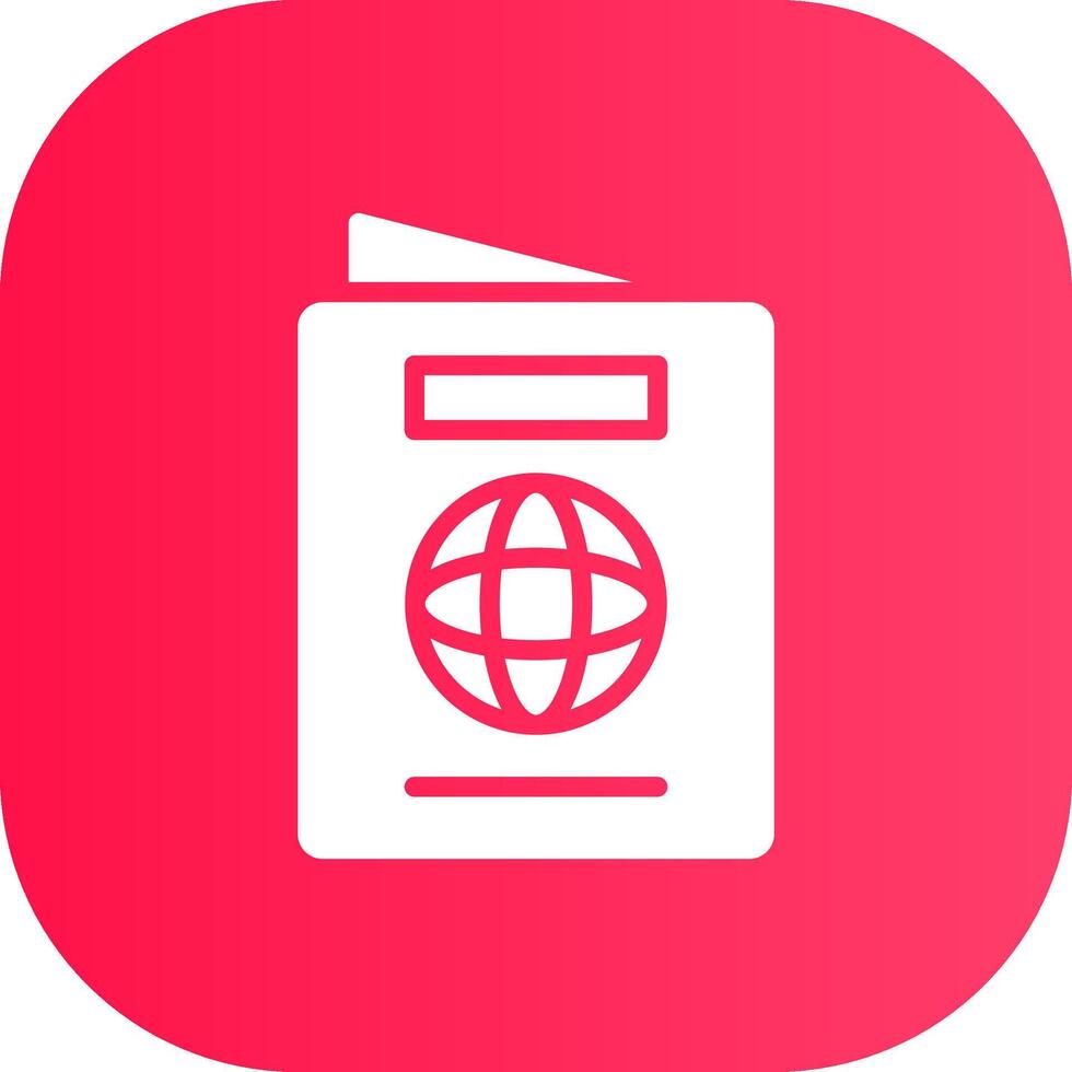 Passport Creative Icon Design vector