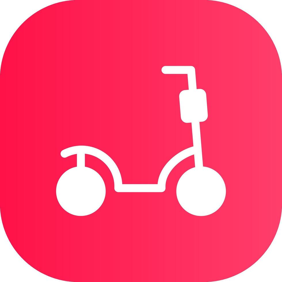 diseño de icono creativo de scooter vector