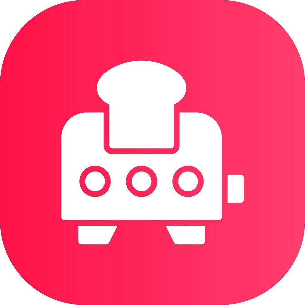 Toaster Creative Icon Design vector
