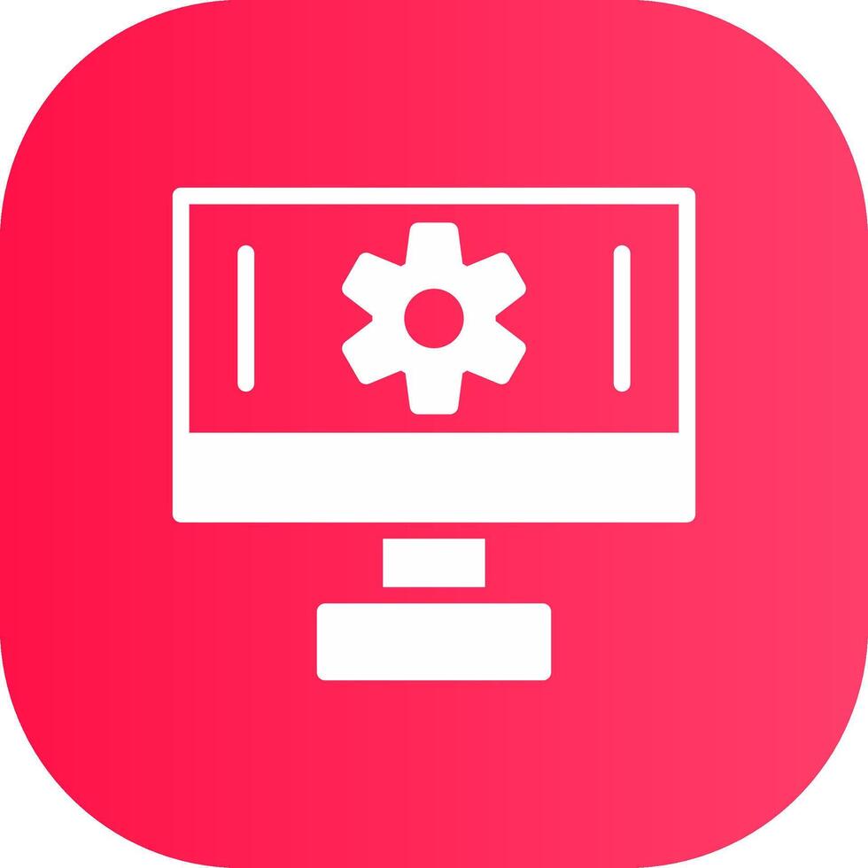 Setting Creative Icon Design vector
