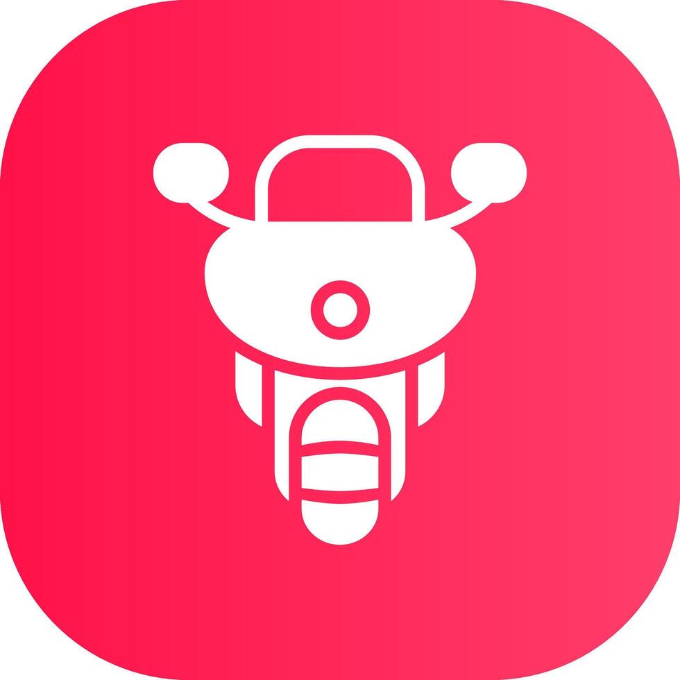 Motorbike Creative Icon Design vector