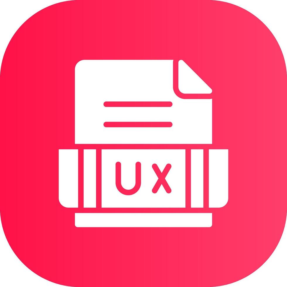 Ux Format Creative Icon Design vector