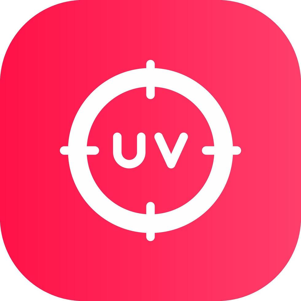 Uv Creative Icon Design vector