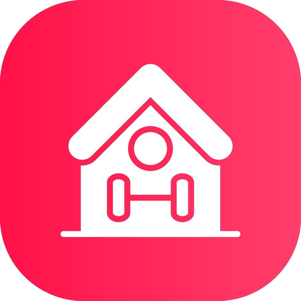 Home Workout Creative Icon Design vector
