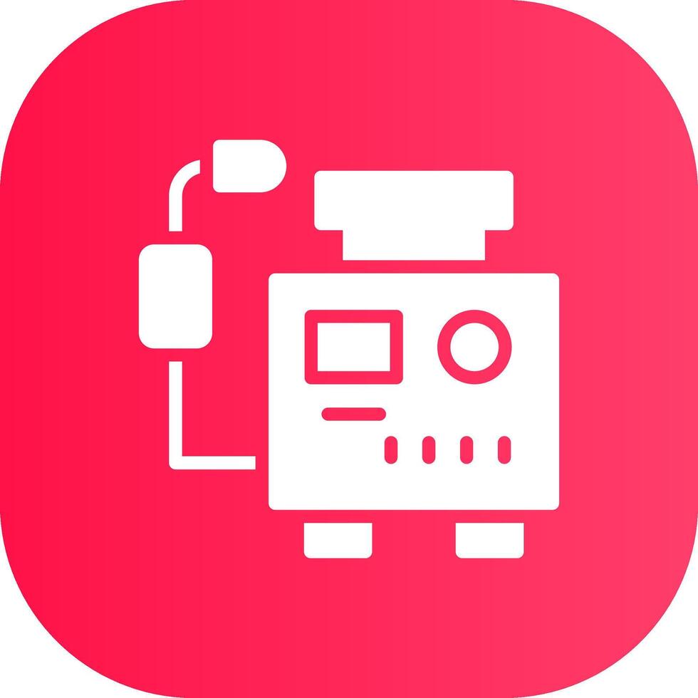 Welding Machine Creative Icon Design vector