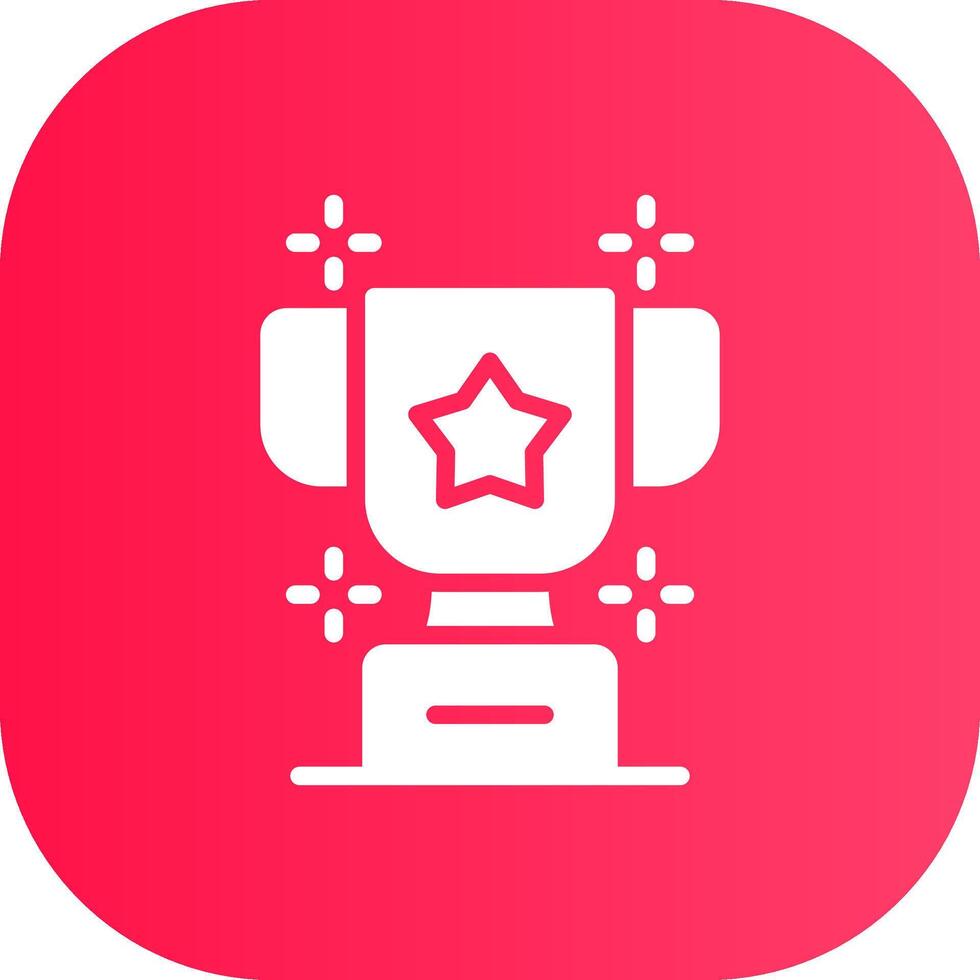 Trophy Creative Icon Design vector