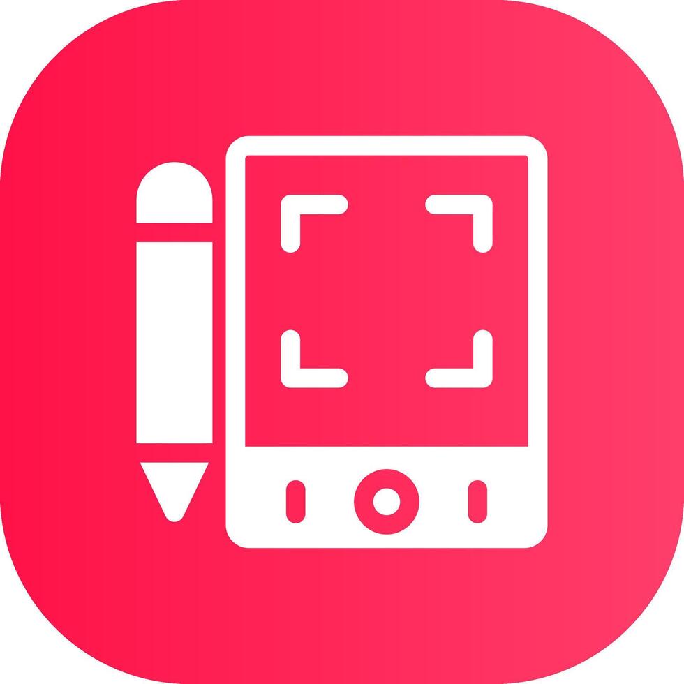 Pen Tablet Creative Icon Design vector