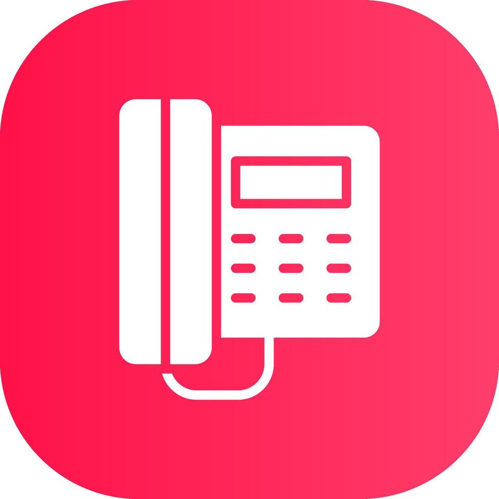 Telephone Creative Icon Design vector