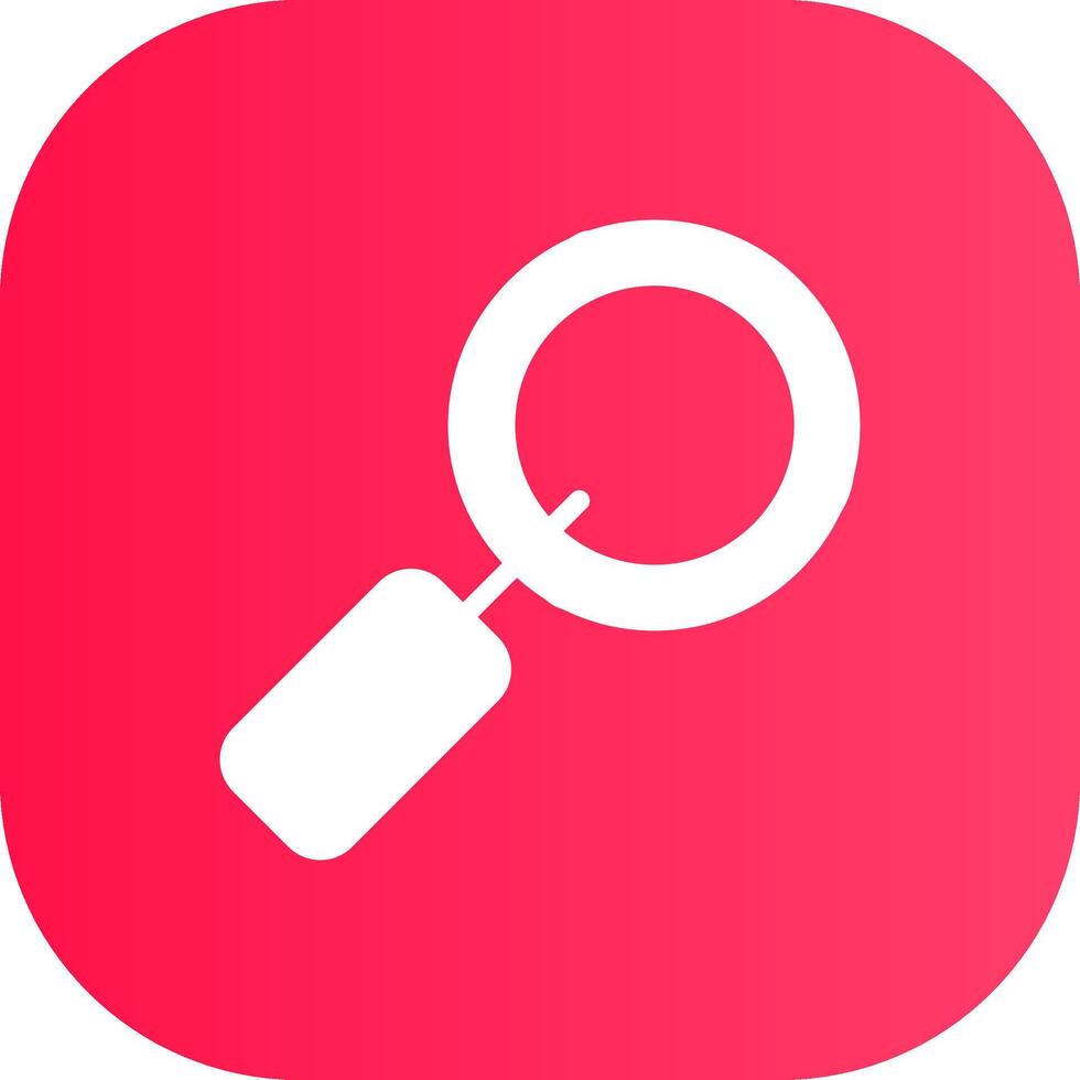 Magnifying Glass Creative Icon Design vector