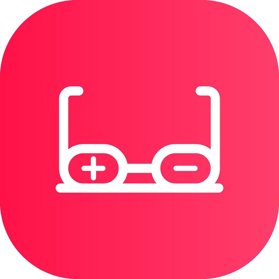 Medical Glasses Creative Icon Design vector