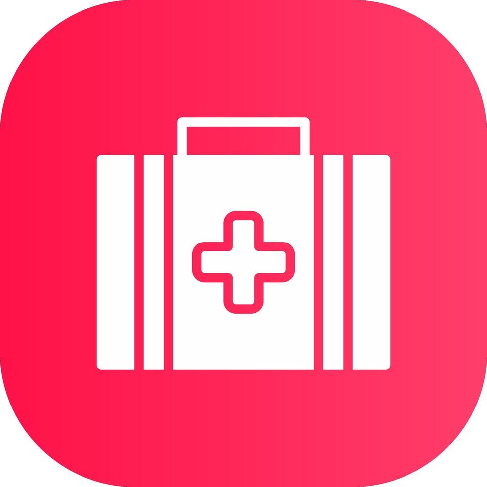 First Aid Kit Creative Icon Design vector