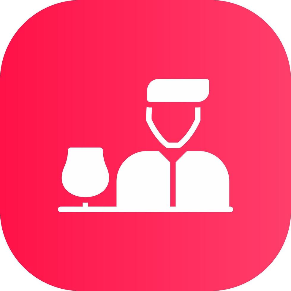 Bartender Creative Icon Design vector