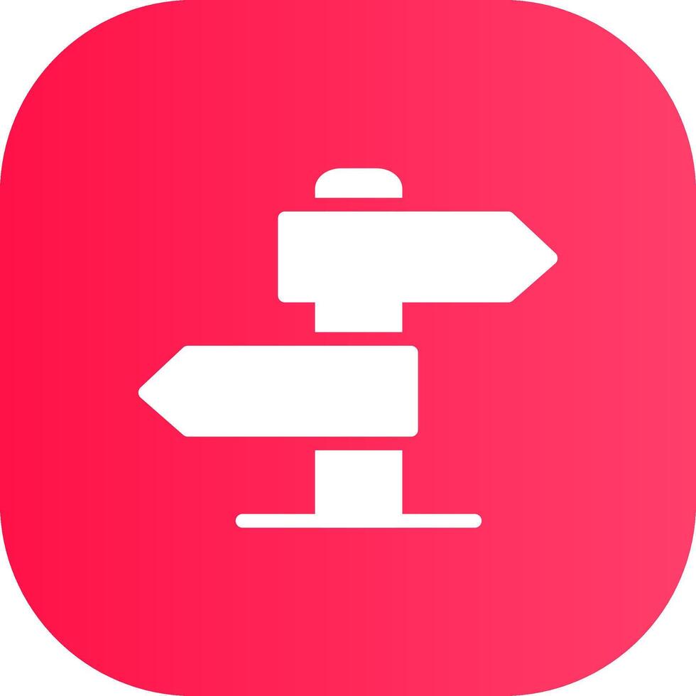Road Sign Creative Icon Design vector