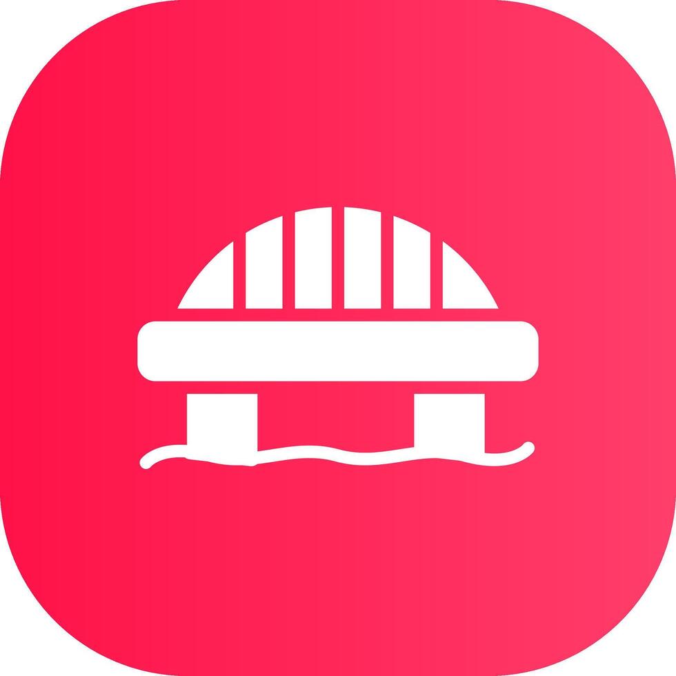 diseño de icono creativo de puente vector