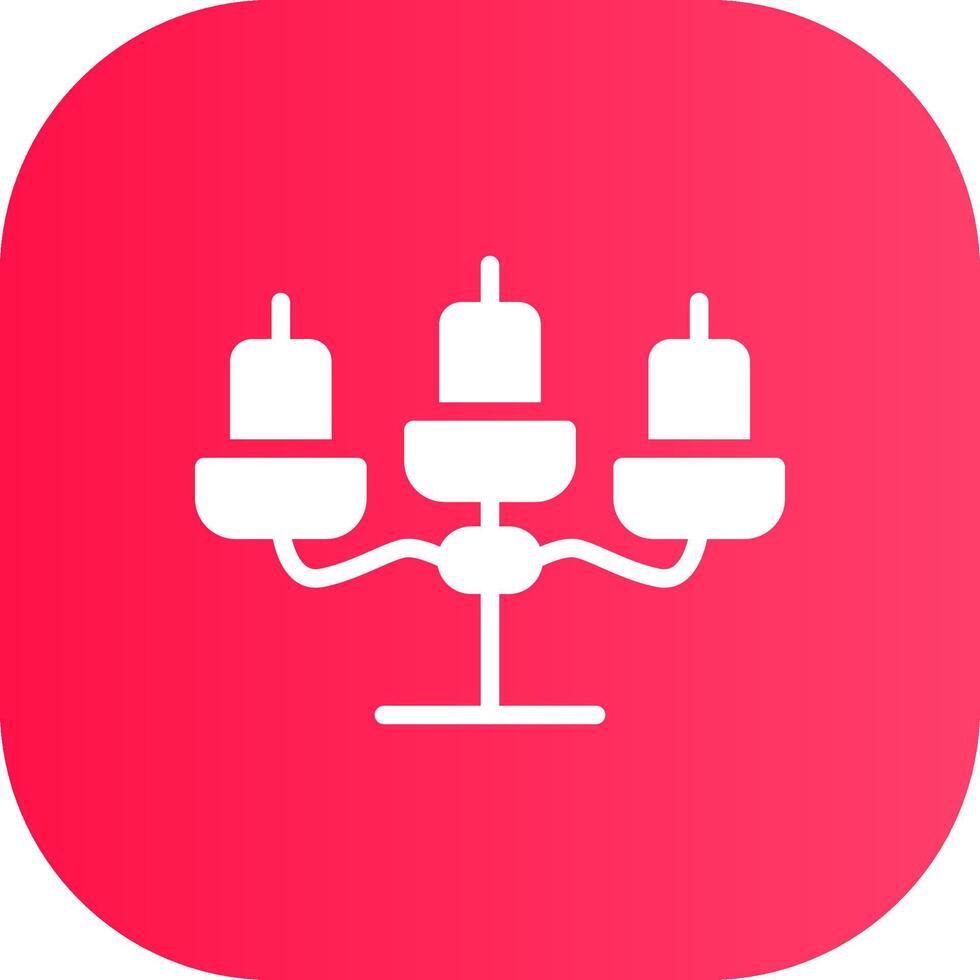 Candelabra Creative Icon Design vector