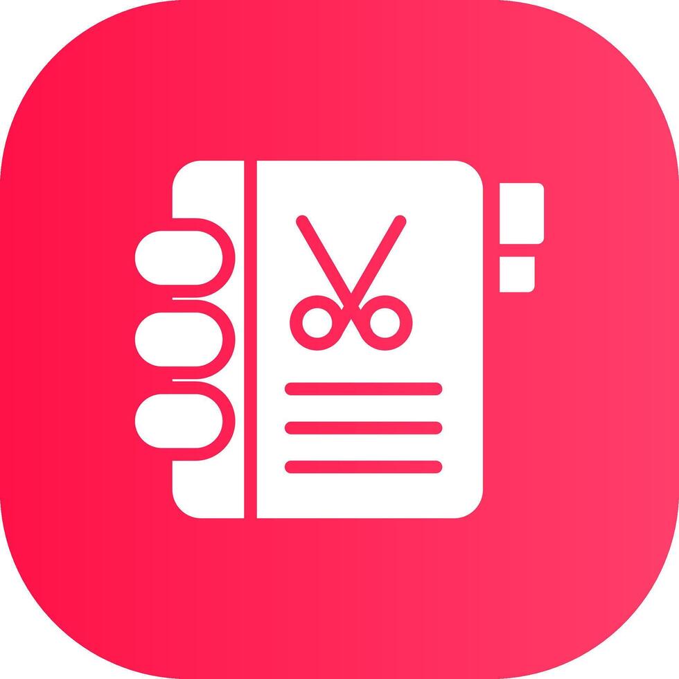 Agenda Creative Icon Design vector