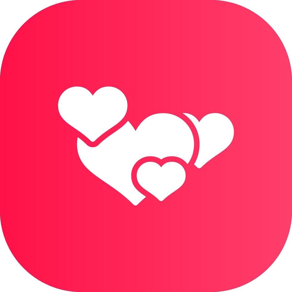 Hearts Creative Icon Design vector