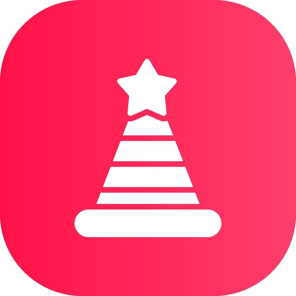 Party Hat Creative Icon Design vector