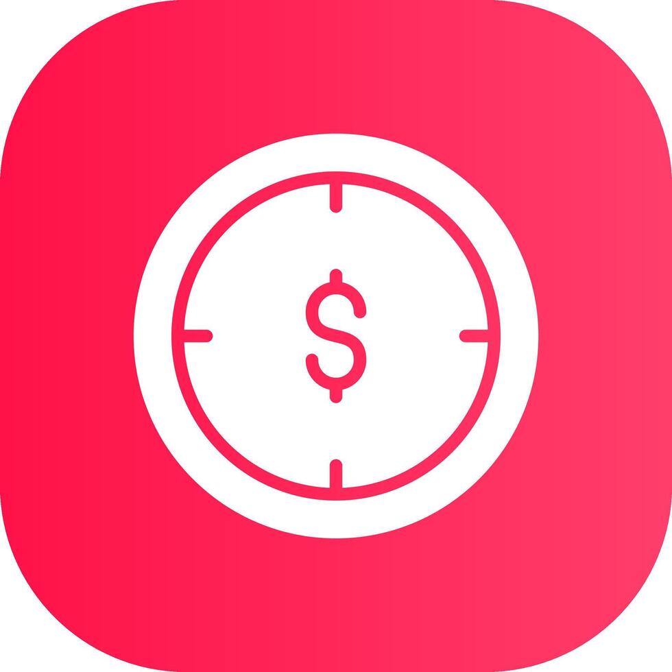 diseño de icono creativo de hora de dinero vector