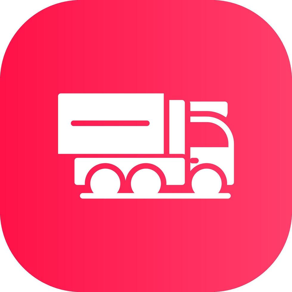 Cargo Truck Creative Icon Design vector