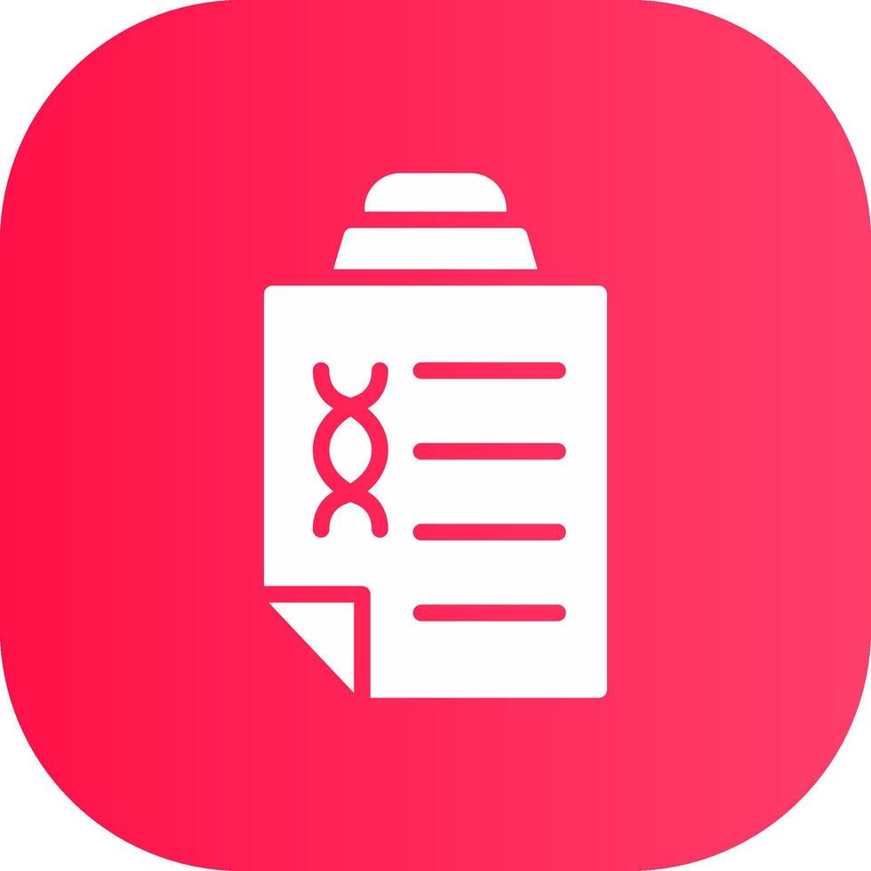 DNA Test Creative Icon Design vector