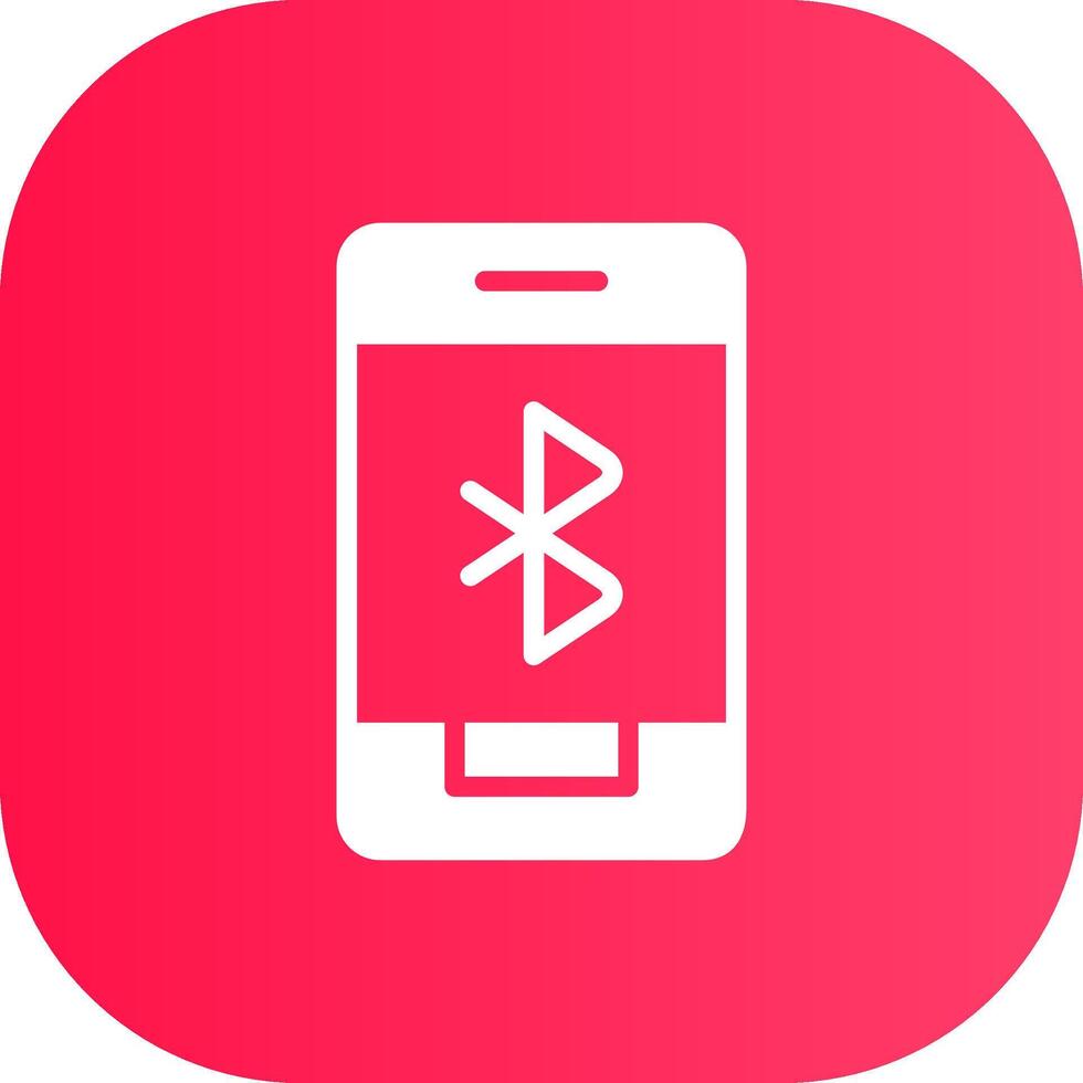 Bluetooth Creative Icon Design vector