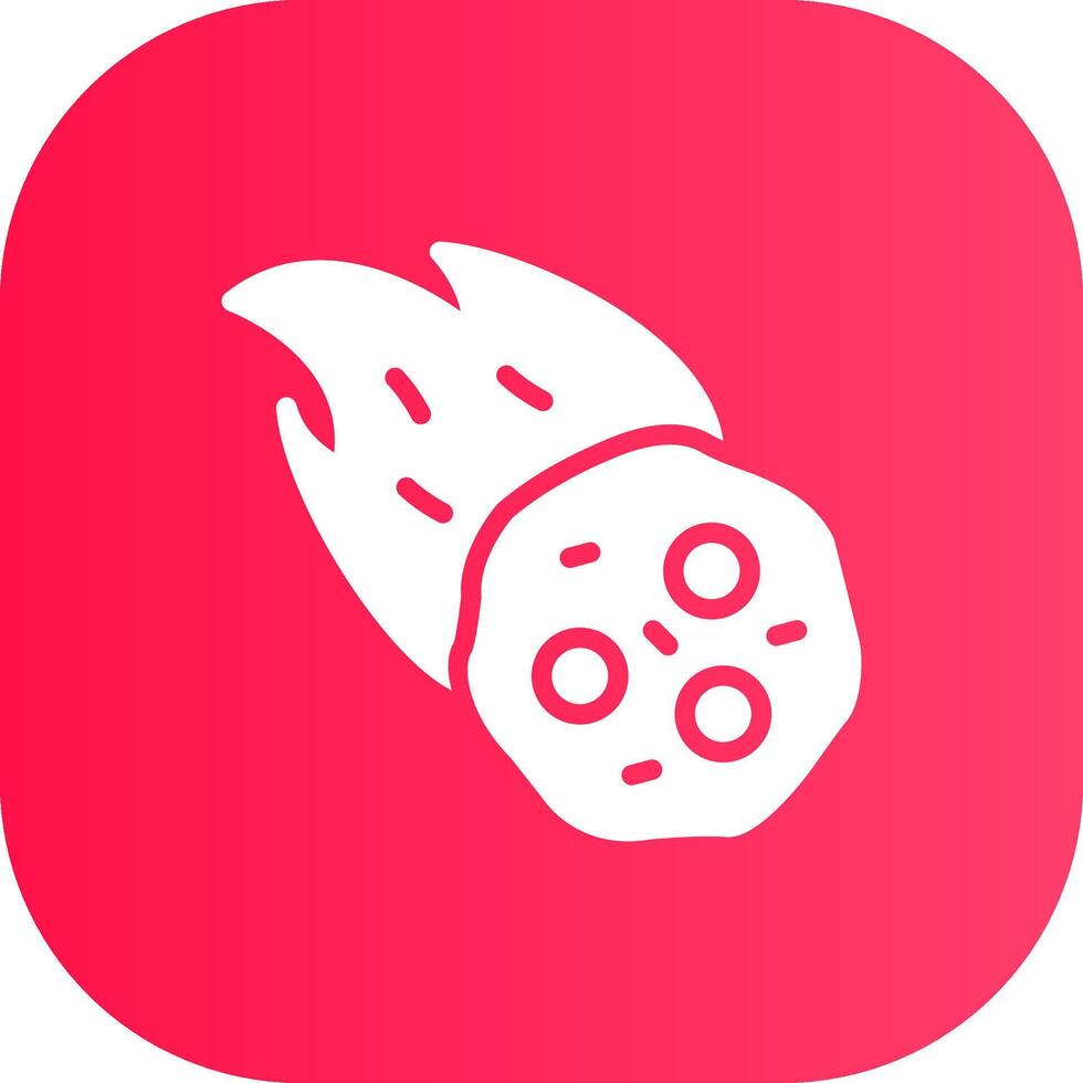Meteor Creative Icon Design vector