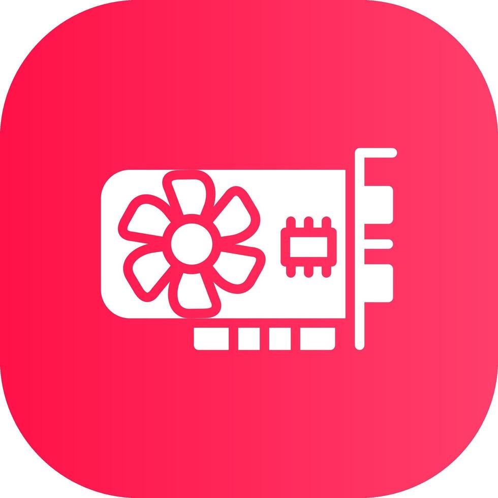 Graphic Card Creative Icon Design vector