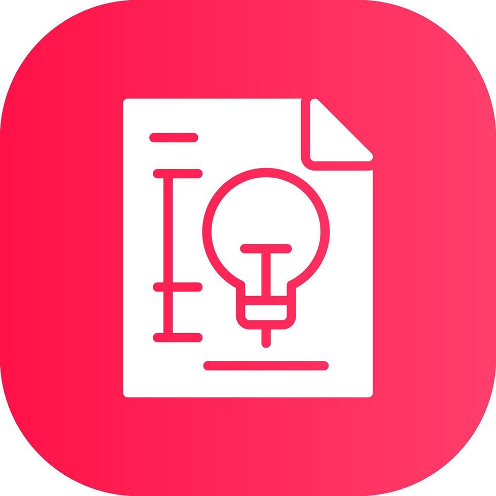 Patent Creative Icon Design vector