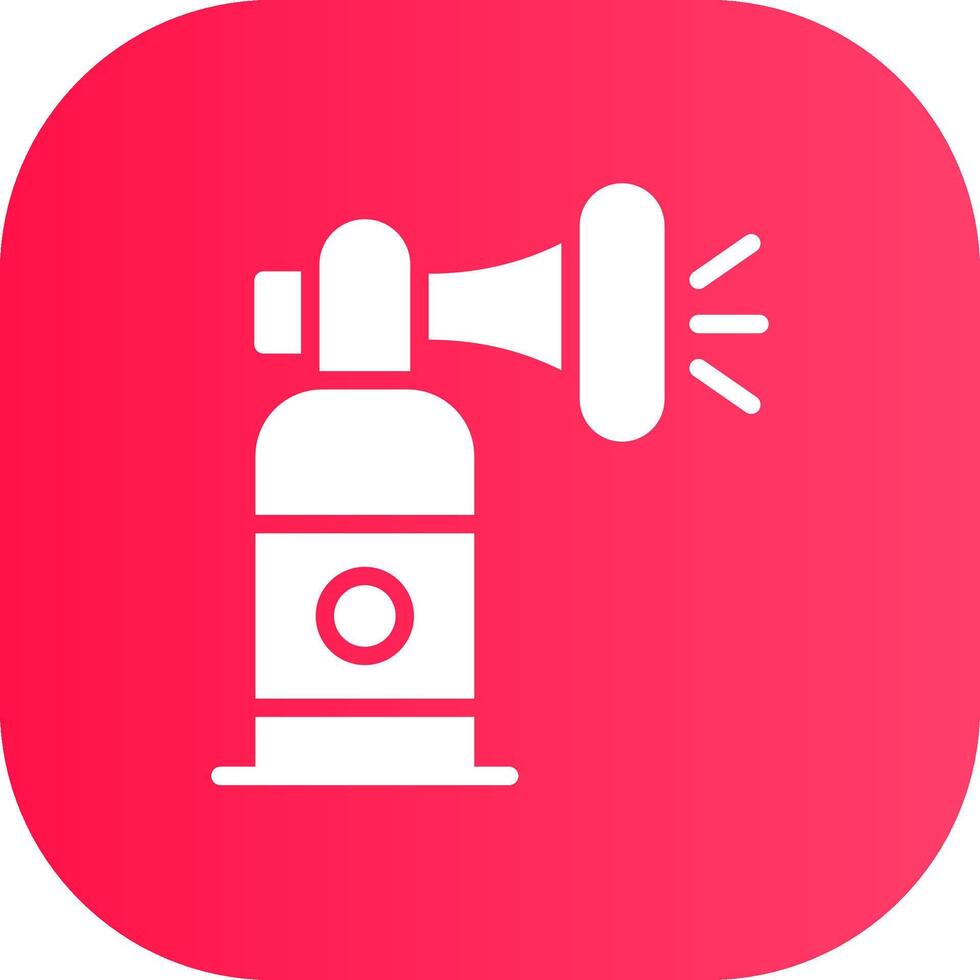 Air Horn Creative Icon Design vector