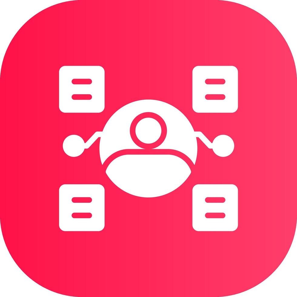 User Predictions Creative Icon Design vector