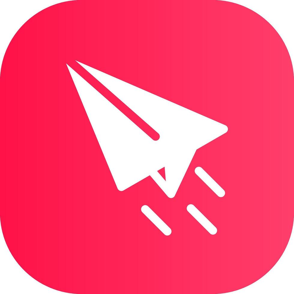 Paper Plane Creative Icon Design vector