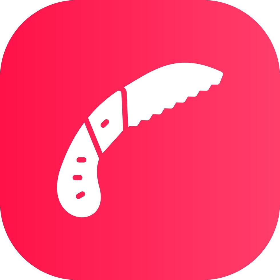 Pruning Saw Creative Icon Design vector