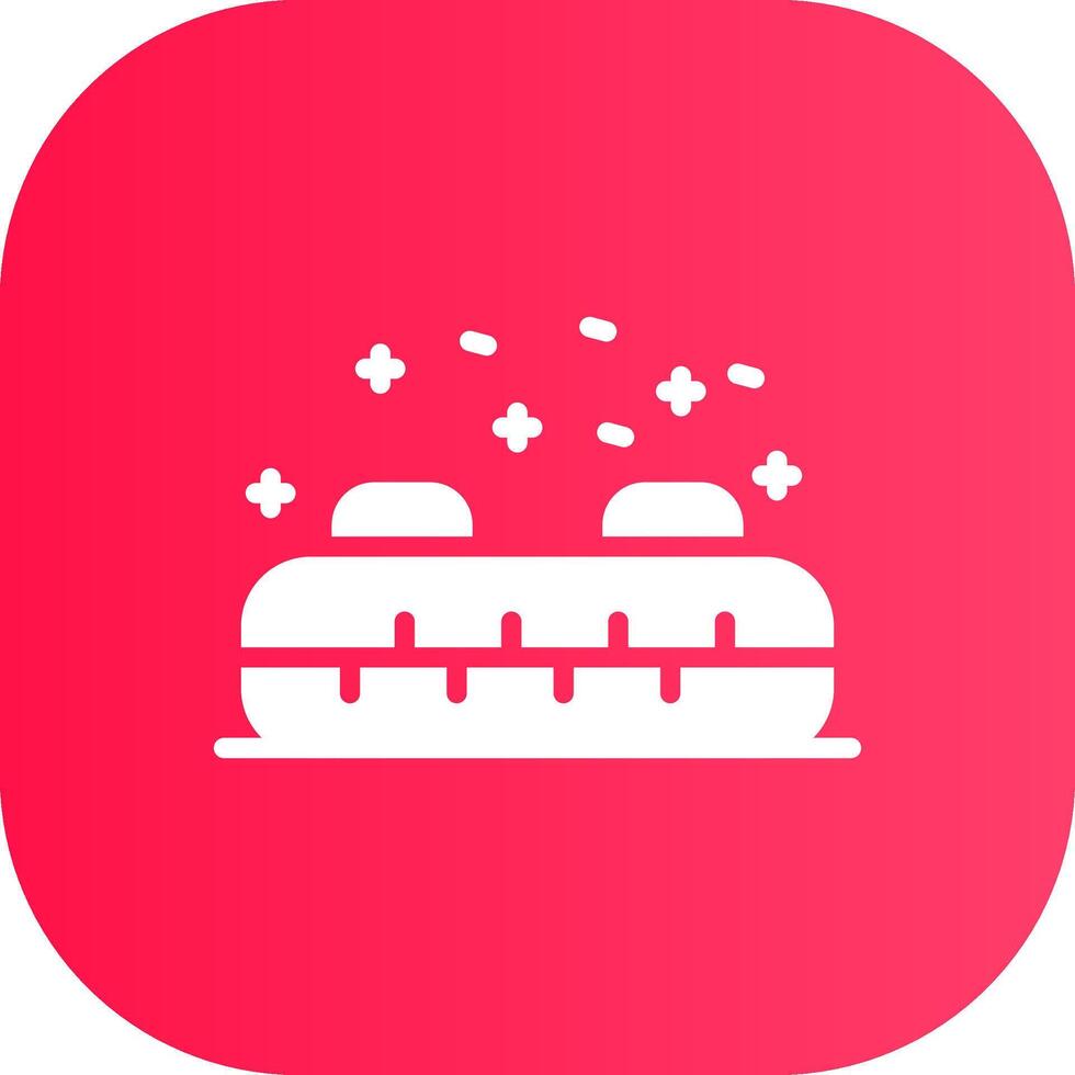Inflatable Sled Creative Icon Design vector