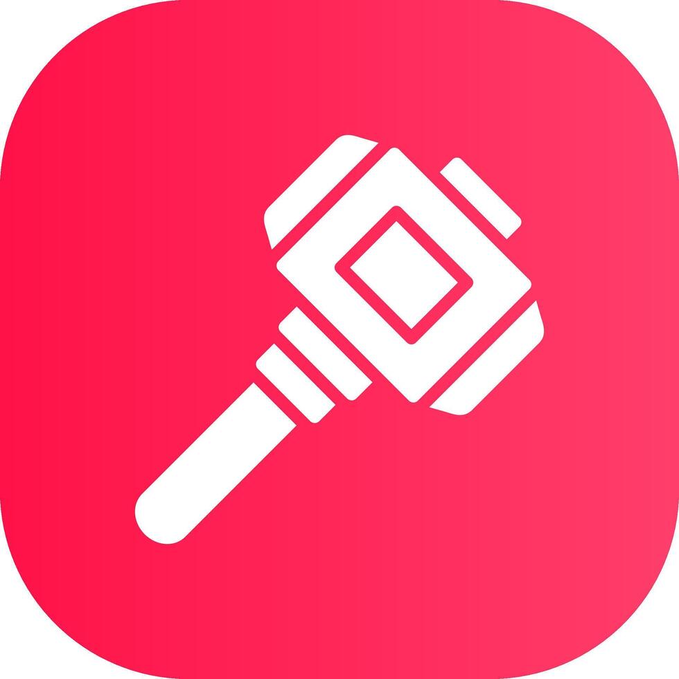 Hammer Creative Icon Design vector