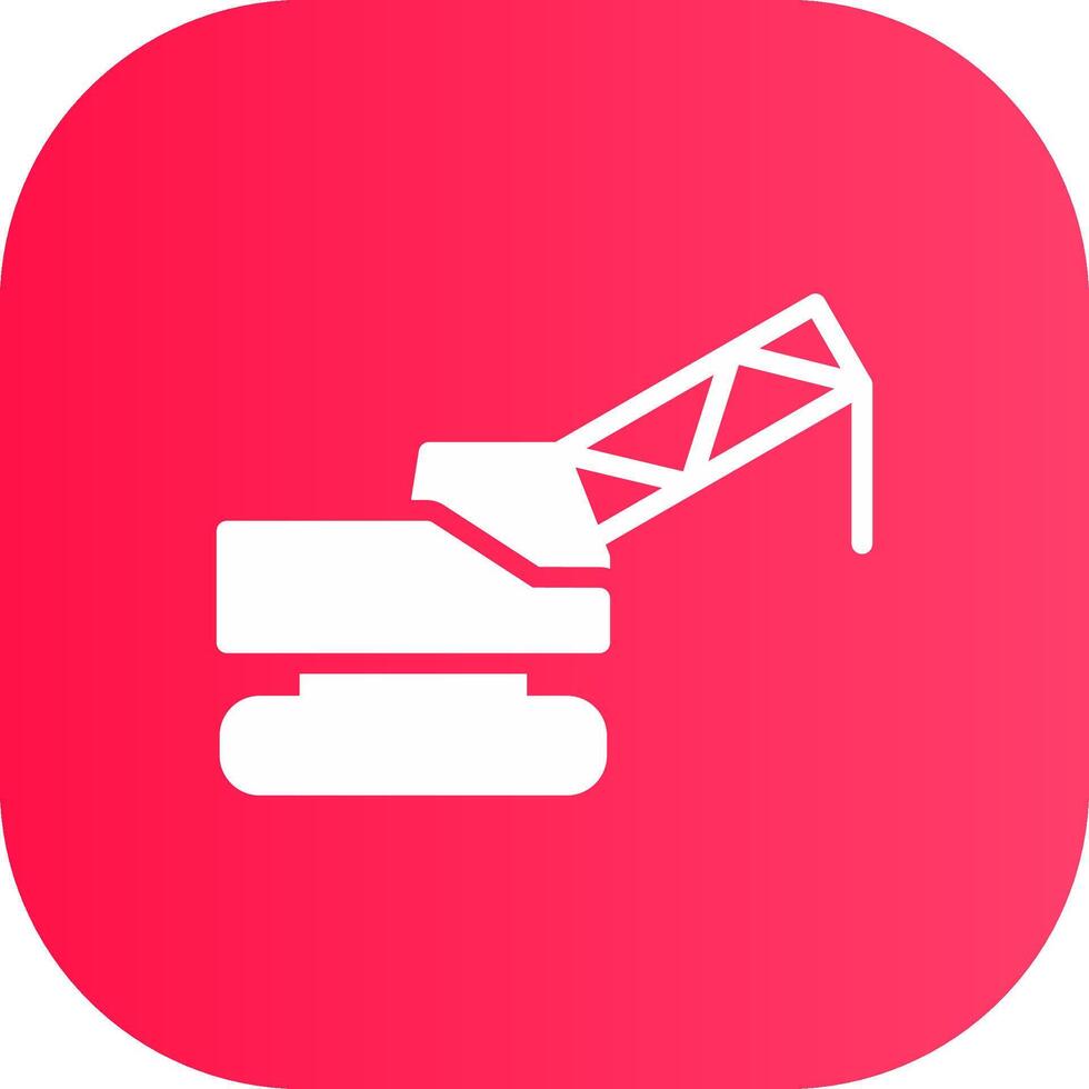 Crane Creative Icon Design vector