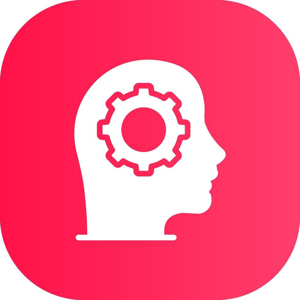 Machine Learning Creative Icon Design vector