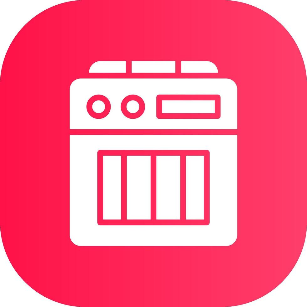 Amplifier Box Creative Icon Design vector