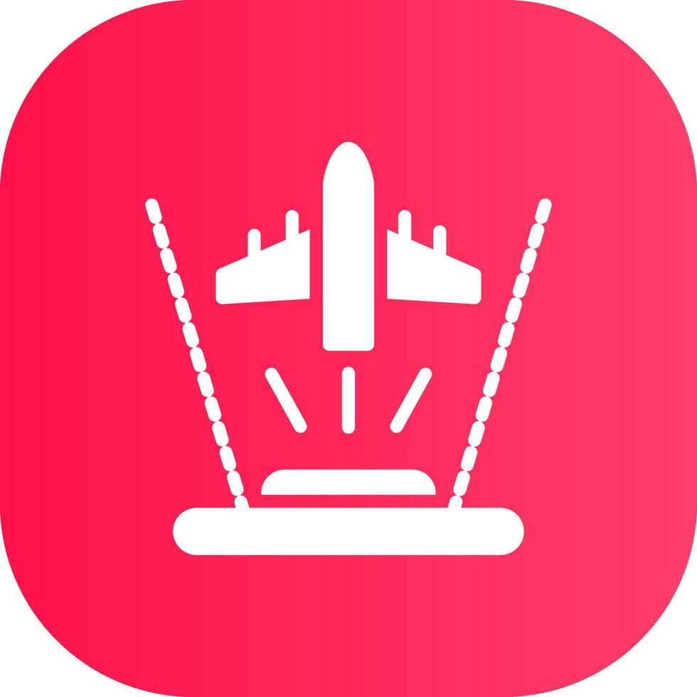 Ar Flight Training Creative Icon Design vector