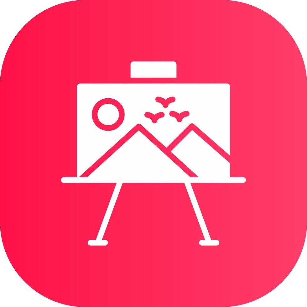 Paint Canvas Creative Icon Design vector