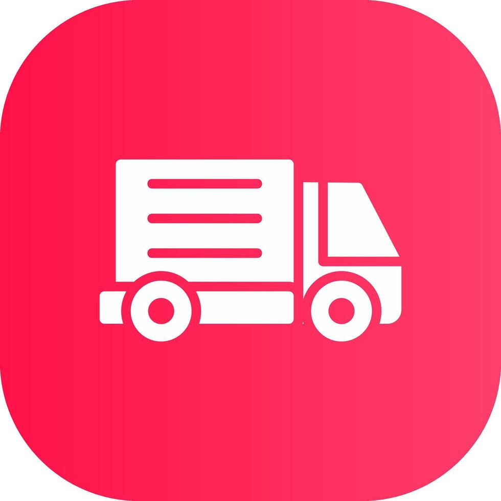 Delivery Truck Creative Icon Design vector