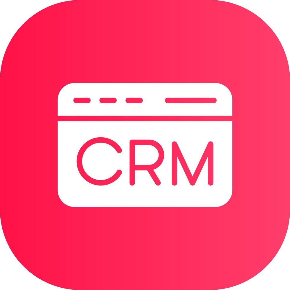 CRM Creative Icon Design vector