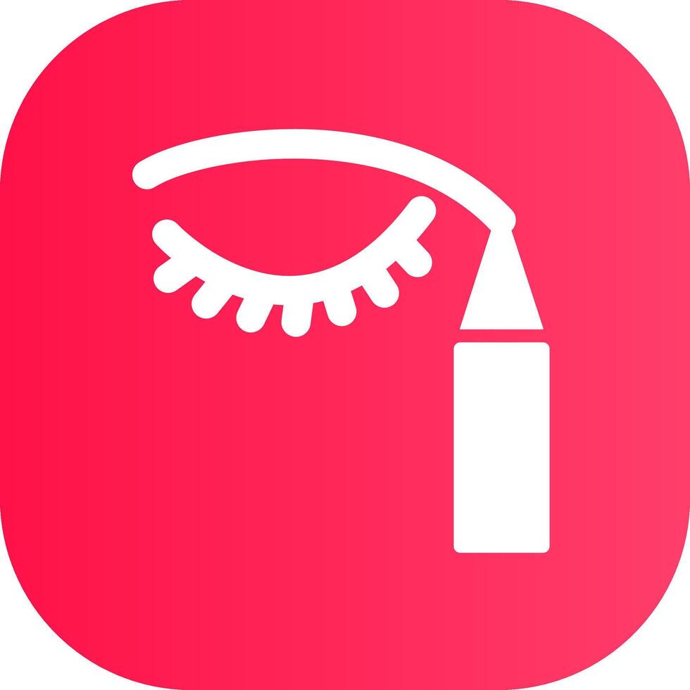 Eyeliner Creative Icon Design vector