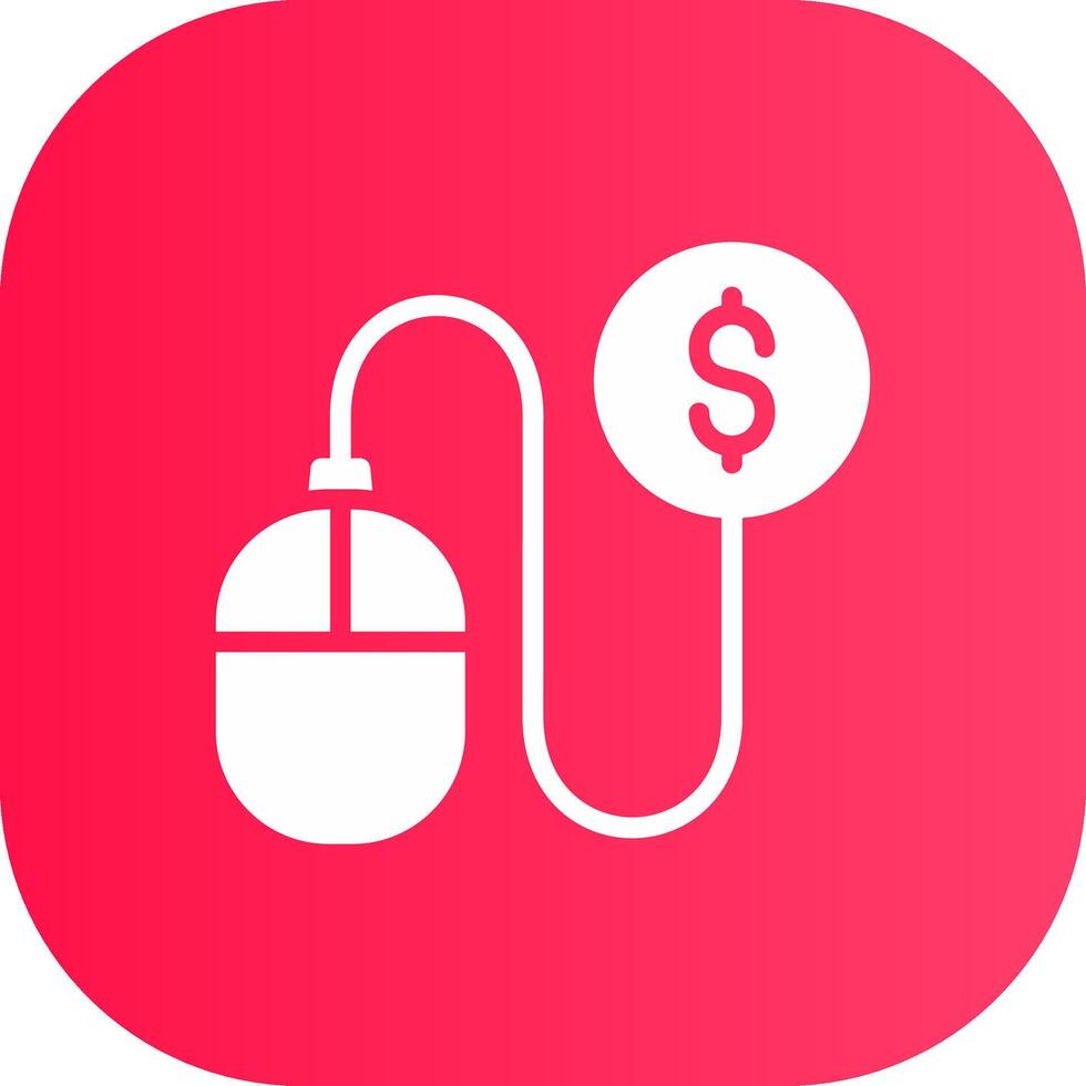 Pay Per Click Creative Icon Design vector