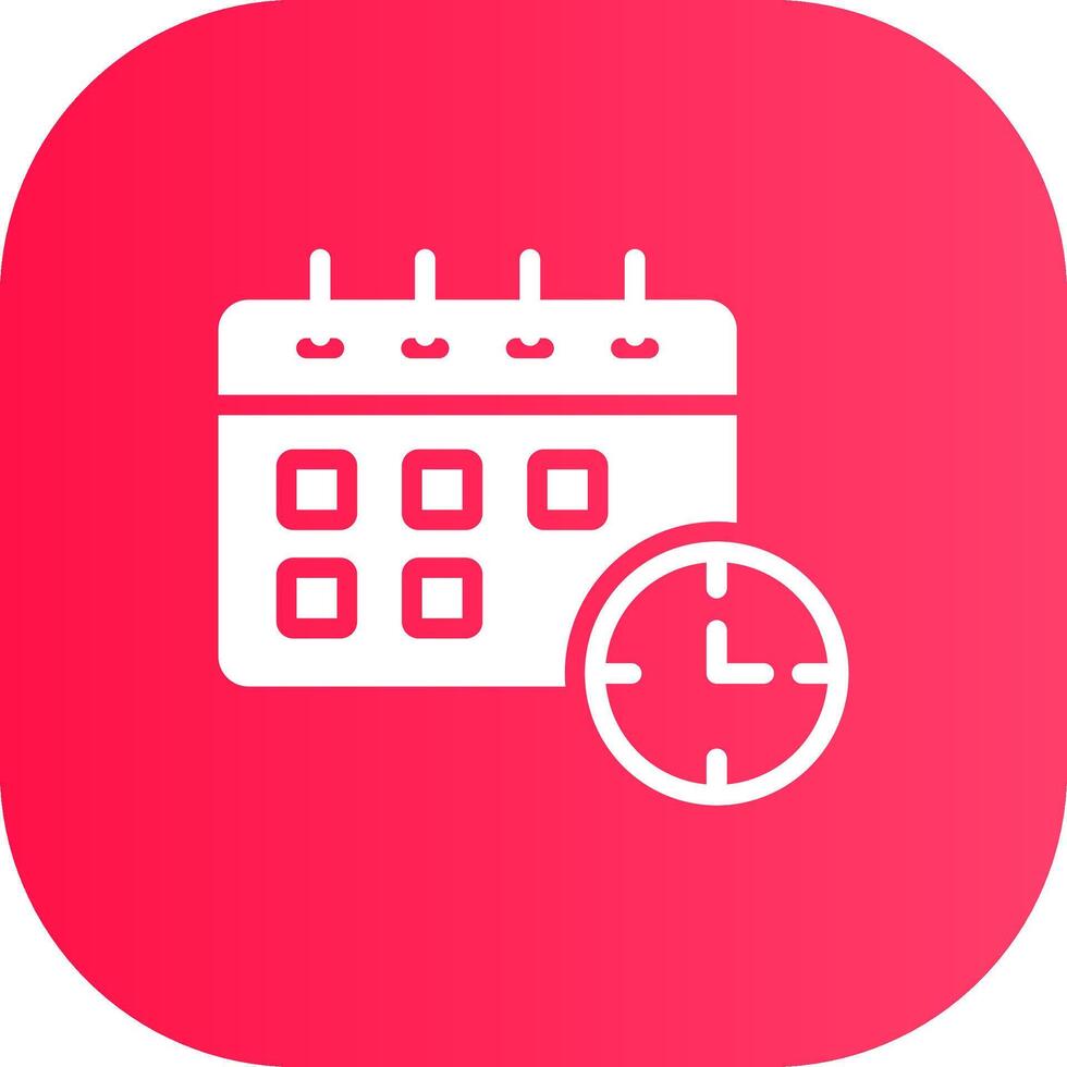 Deadline Creative Icon Design vector