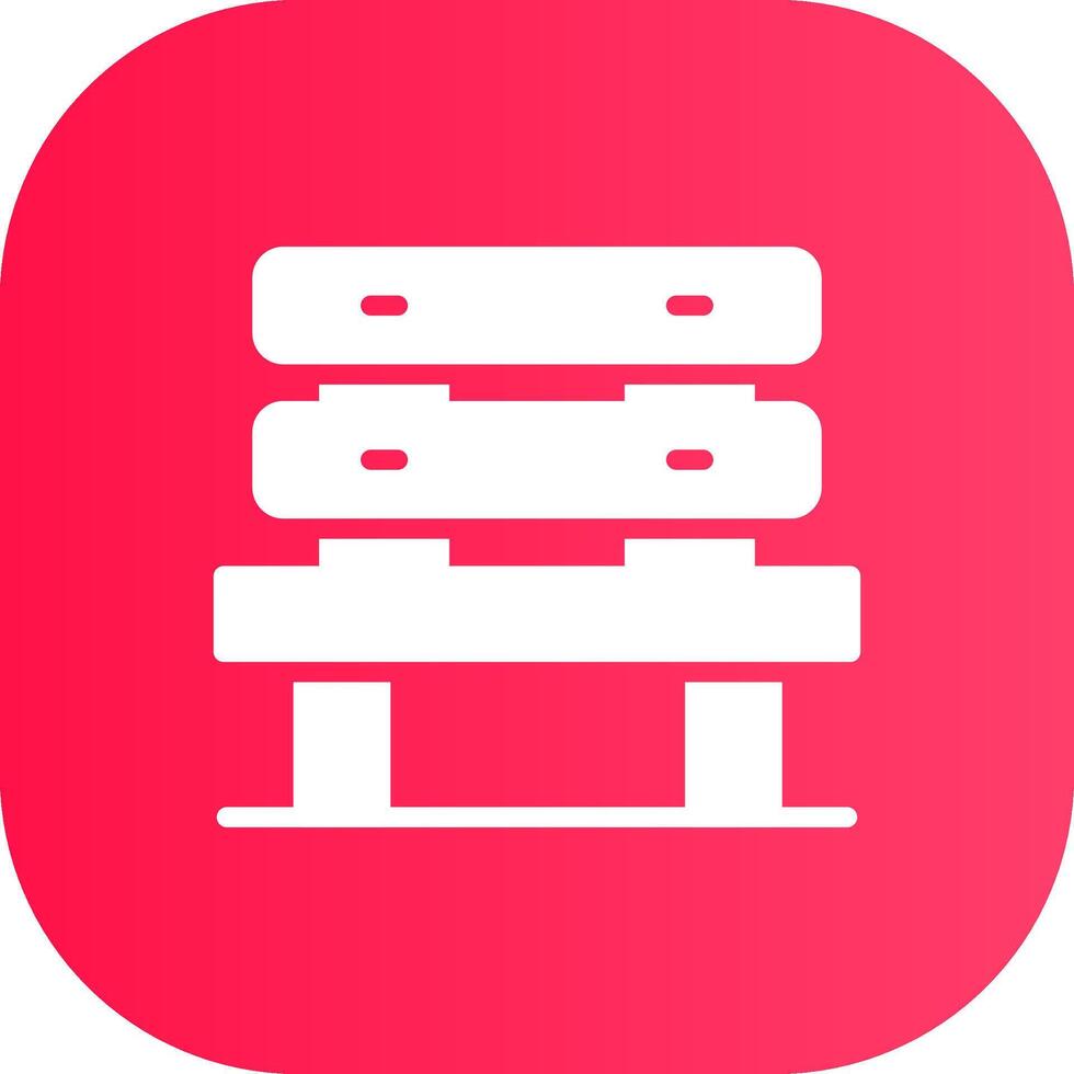 Bench Creative Icon Design vector