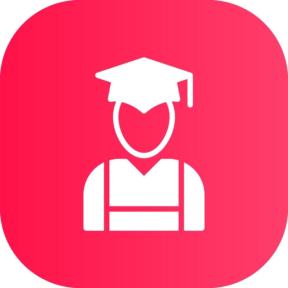 diseño de icono creativo graduado vector