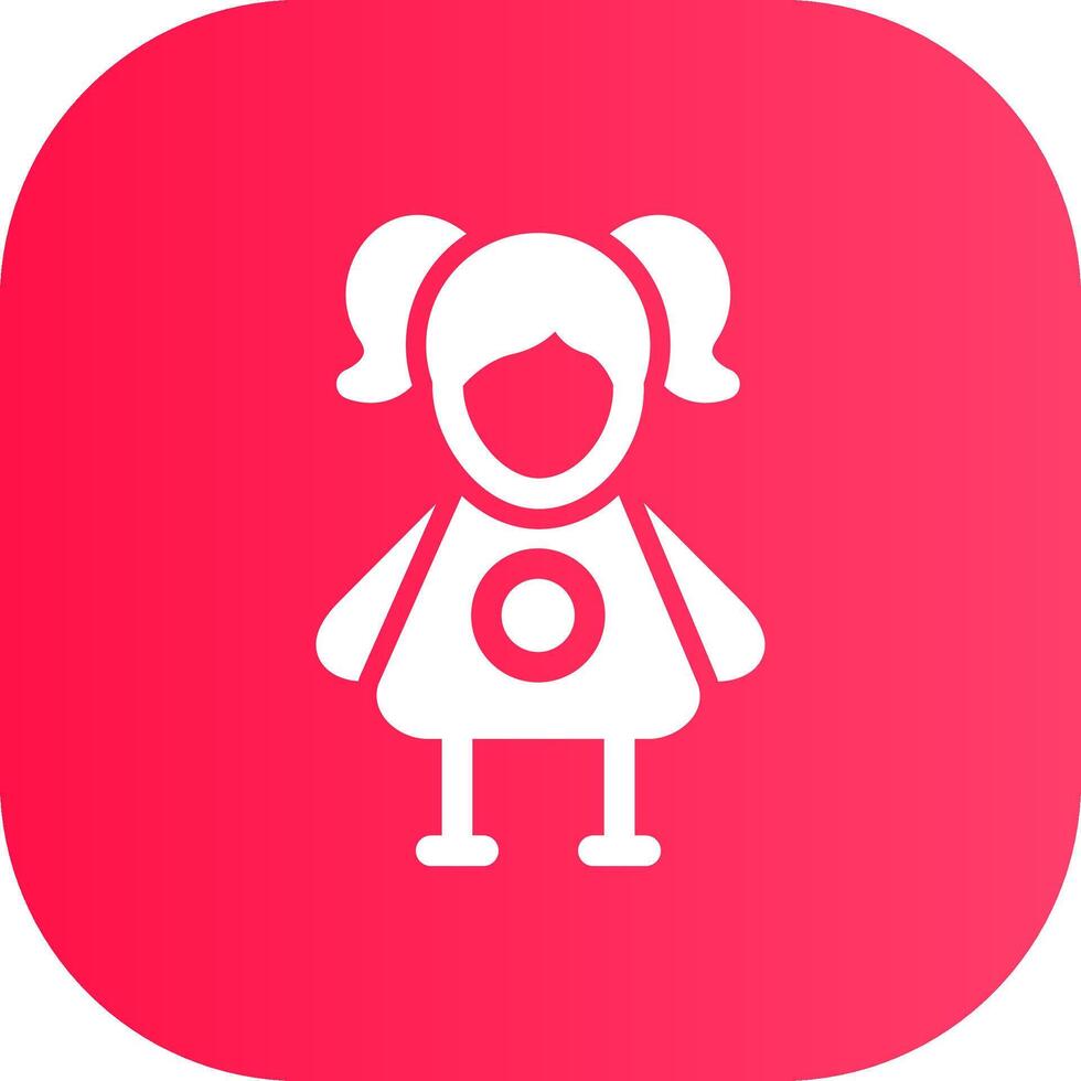 Doll Creative Icon Design vector